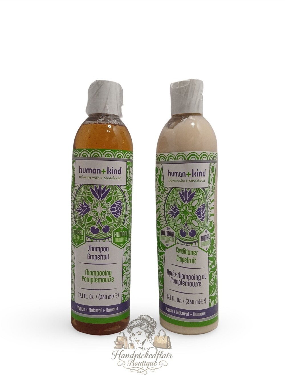 Human+Kind Grapefruit Shampoo & Conditioner Set Sealed New With Tags